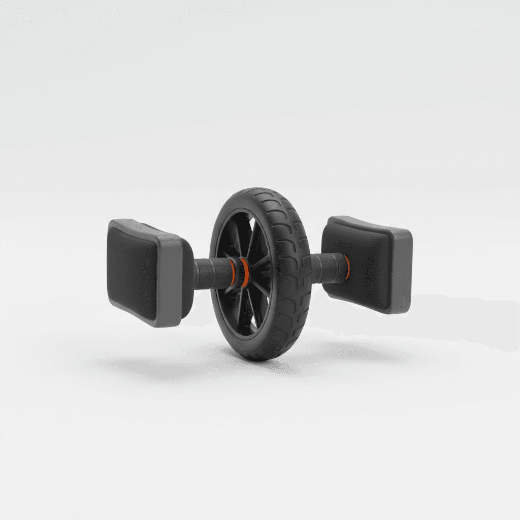 Rodillo de entrenamiento para abdominales con soporte para codos